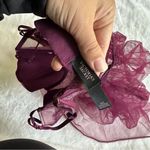 Victoria's Secret  Maroon Lace Babydoll Lingerie Top Women's Size 34C Photo 3