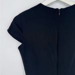 Amanda Uprichard  Black Flutter Sheath Midi Fitted Dress‎ XS Photo 9