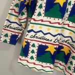 Cambridge Clothing Co. Vintage Christmas Sweatshirt Green Size M Photo 3