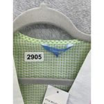 Dream Rest Women's Vintage Dress Button Down Short Sleeve Gingham Green Sleep Photo 11