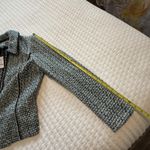 White House | Black Market WHBM Tweed Moto Jacket Collared Zip Front River Teal Women’s Sz 14 NWT Photo 5