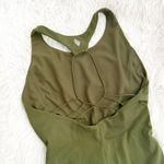 Free People  MOVEMENT | Smooth Moves Strappy Back Tank Olive Green Bra | Small Photo 1