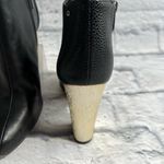 Circus by Sam Edelman Circus Sam Edelman Black Bond Gold Heeled Bootie Sz 7.5 Photo 4
