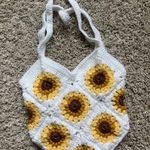 Crochet Sunflower Bag Photo 0