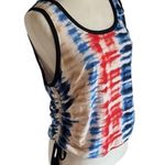 No Bo No Boundaries Junior's Tie Dye Ruched Tank Top  Photo 3