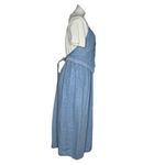 ALEXANDRA LEE Denim Jean Dress VINTAGE 80’s Light Blue White VINTAGE Size 10 Photo 2
