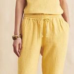 Faherty Dream 100% Organic Cotton Gauze Pants Size Large NWT Photo 1