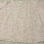 LC Lauren Conrad  bird print blouse in size XXL Photo 1