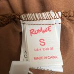 Romwe Copper Draped Side Drawstring Satin Bodycon Dress Photo 8