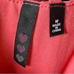 Three Hearts Pink chiffon lattice back maxi dress size medium Photo 8