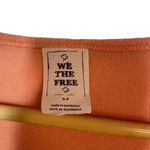 Free People  We The Free Hoffman Surplice Wrap Knit Top in Coral Size S Photo 4