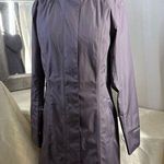 Eddie Bauer NWT- Purple Trench Coat with Tailored Silhouette Photo 0