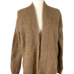 Anthropologie Lineamaglia Open Front Mohair Wool Blend Cardigan Sweater Italy S Photo 1
