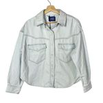 Scotch & Soda X Free People Light Wash Denim Shacket Jacket XS Photo 0