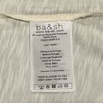 Ba&sh NEW Coby printed T shirt size 3 Ivory Photo 4