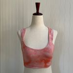 FP Movement by Free People On The Radar Tie Dye Sports Bra Peach Combo Size XS/S Orange Photo 4