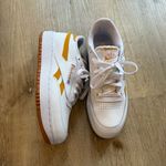 Reebok  Club C Double Revenge Sneakers in White/Bright Ochre Women’s Size 8.5 Photo 1