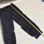 Urban Outfitters Blue Track Jogger Pants White/Black Houndstooth Stripe Sz M Photo 6