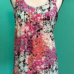 Madison brand Multicolor Floral Sleeveless Round Neck top White Size M Photo 0