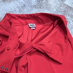 Bay vintage bootcut red pinstripe mid rise trousers dress pants size 10 Photo 4