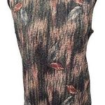 N Touch Vintage 90s Edgy Whimsygoth Autumn Fall Festive Harvest Witchy Leaf Top Photo 0