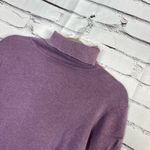 Eddie Bauer Women’s M Lavender Purple 100% Wool Turtleneck Sweater Classic Fall Photo 6