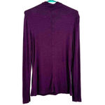T Tahari ‎ size XS purple mock neck light weight ribbed sweater long sleeeve top Photo 1