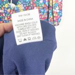 STAUD NWT  Size 10 Milla Rainbow Flower Print Puff Sleeve V Neck Mini Dress Photo 15