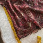 Enfocus Studio blouse drape front neckline shirt flutter sleeves size large Photo 1