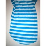 C&C California NWT $54 New  Peacock Blue Stripe Star Tank Top Rayon Soft XS C & C Photo 2