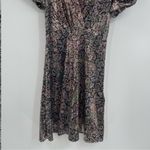 Ba&sh  Shopbop Gala Puff Sleeve Metallic Paisley Floral Mini Dress Noir size xs 2 Photo 8