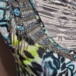 Alberto Makali  Beaded fringe neckline sheath dress with POCKETS Photo 3