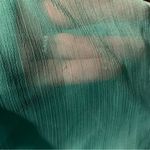 Lela Rose Chiffon Sleeveless Green Mini Dress with Belt Size 8 Photo 15