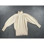 Semplice Turtleneck‎ Sweater Women Small Angora Wool Balloon Puff Sleeve Photo 1
