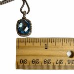 David Yurman  Noblesse Blue Topaz 14k + 925 Sterling Silver Pendant Necklace Photo 14