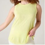 Athleta  Breezy Tank Top Honeysuckle Yellow Medium Athletic Athleisure 384043 Photo 0