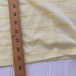 Everlane Womens Striped Organic Cotton Crewneck Tee T-Shirt Yellow Size Small S Photo 6