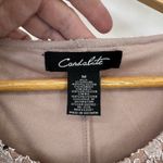 Candalite Vintage Y2K Coquette Fairy Maxi Dress M Pink Lace Crochet Sparkle Photo 5