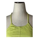 House of Harlow 1960 Top Women Small Yellow Linen Halter Neck Cropped Top Retro Photo 4