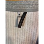 Jaclyn Intimates  Size M Gray Heather Ribbed Open Front Robe Tie Long Sleeve nwot Photo 2