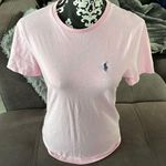 Polo RALPH LAUREN Pink T-Shirt Custom Slim Fit Size Small Photo 0
