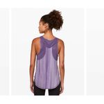 Lululemon Sculpt Tank Top Brushed Spray Dye White Purple Ink | Size 8 Photo 1