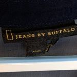 Jeans by Buffalo Navy Sheer V Neck Blouse Red Size M Photo 4