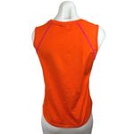 Terez  Orange Crew Neck Sleeveless Pullover Activewear Muscle Shirt Tank Top Sz S Photo 1