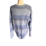 Madhappy  Ombre Stripe Sweater in polar blue Large Photo 2