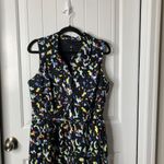 Jason Wu Abstract Print Sleeveless Belted midi Dress Colorful Summer size large Photo 1