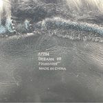 Coach Deeann Black Boots Fur Trim Gold Buckle Black Mid-Calf A7294 Size 9B Photo 13