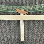 Free People Sweater XS Black Cotton Blend V Neck Knit Bell Sleeve Pullover Photo 2