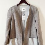 Koton Gray Knit Open Front Midi Long Coat Lightweight Fleece Size 34/ US XS NEW Photo 1