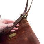 Levogue Vintage Distressed Genuiune Leather Messenger Crossbody‎ Bag Purse Photo 1
